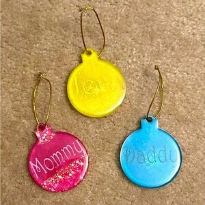 Custom Name Ornaments